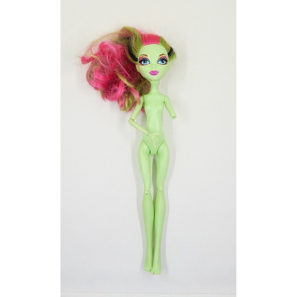 Monster High Venus McFlytrap Gloom And Bloom Nude Doll Missing Arm